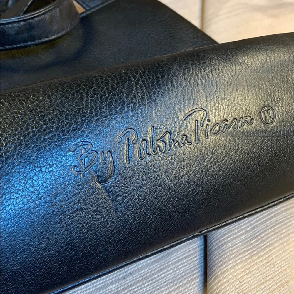 Paloma Picasso Made in Italy leather EVC rare bag
